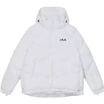 Пуховик женский белый Fila
