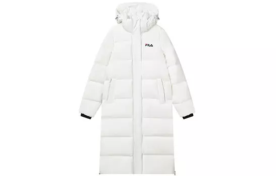 Пуховик женский белый Fila