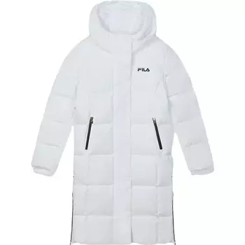 Пуховик женский белый Fila