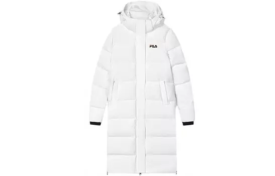 Пуховик женский белый Fila