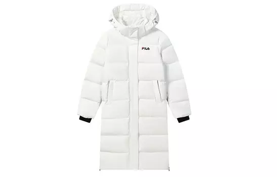 Пуховик женский белый Fila