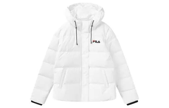Пуховик женский белый Fila