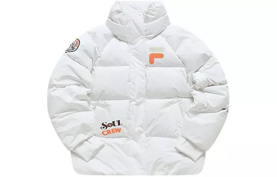 Пуховик женский белый Fila Fusion