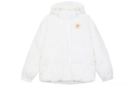 Пуховик женский белый Fila Fusion