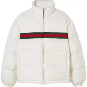 Пуховик женский белый Gucci