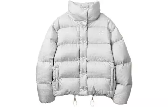 Пуховик женский белый Miu Miu