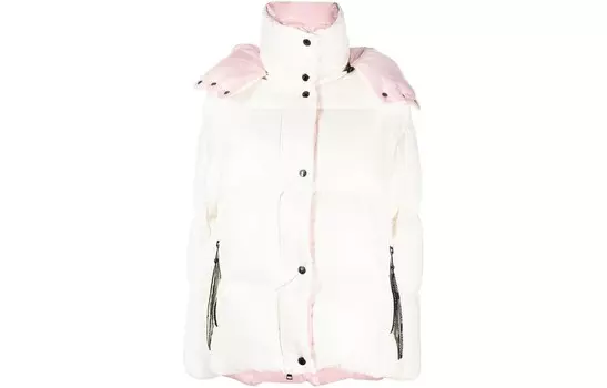 Пуховик женский белый Moncler