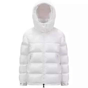 Пуховик женский белый Moncler