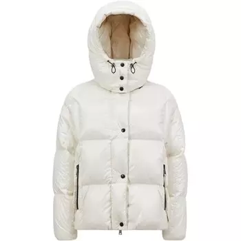 Пуховик женский белый Moncler