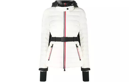Пуховик женский белый Moncler
