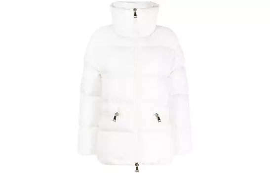 Пуховик женский белый Moncler