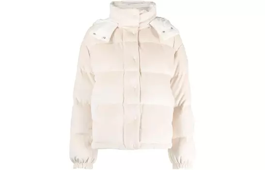 Пуховик женский белый Moncler