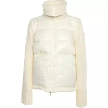 Пуховик женский белый Moncler