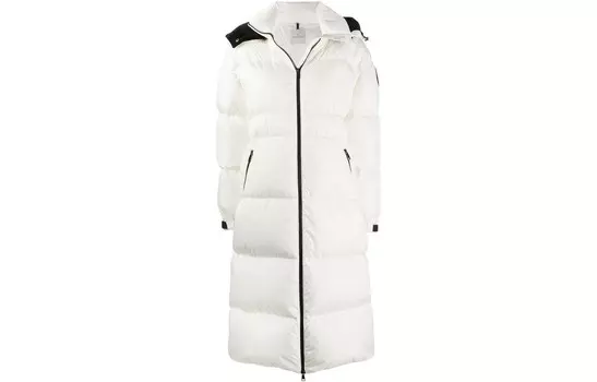 Пуховик женский белый Moncler