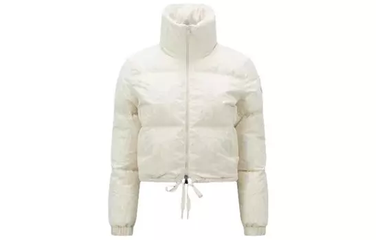 Пуховик женский белый Moncler
