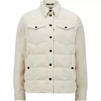 Пуховик женский белый Moncler