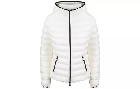Пуховик женский белый Moncler