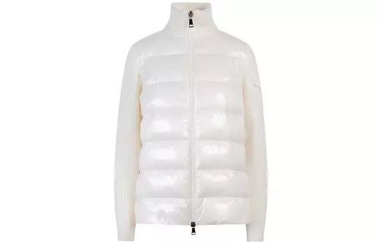 Пуховик женский белый Moncler