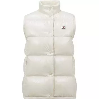 Пуховик женский белый Moncler