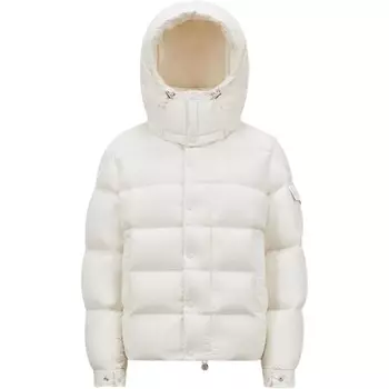 Пуховик женский белый Moncler