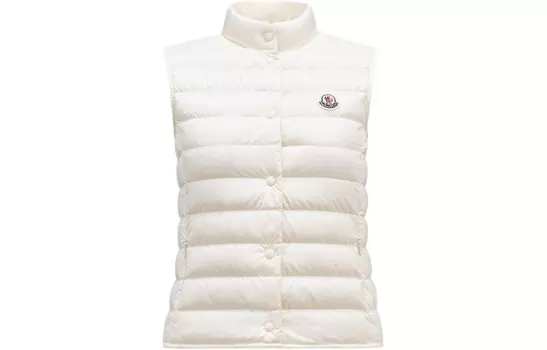 Пуховик женский белый Moncler