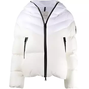 Пуховик женский белый Moncler