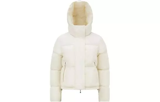 Пуховик женский белый Moncler