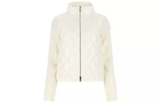 Пуховик женский белый Moncler