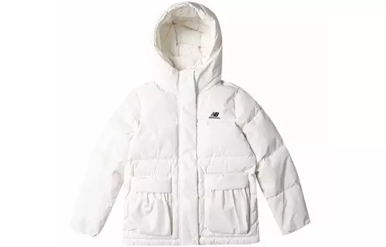 Пуховик женский белый New Balance