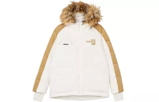 Пуховик женский белый New Balance