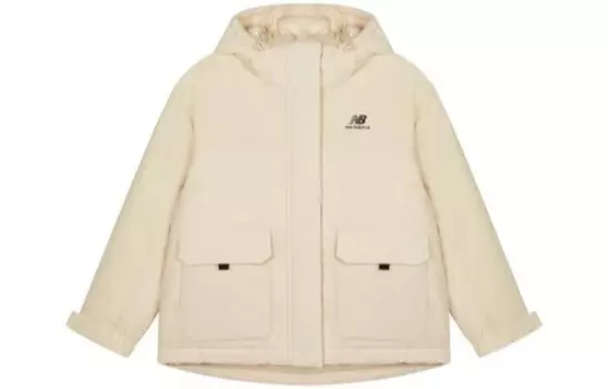 Пуховик женский белый New Balance