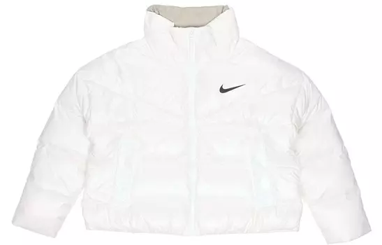 Куртка Nike Nsw Down-fill Short Stand Collar, белый