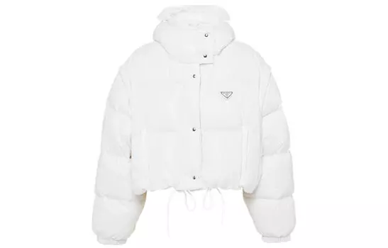 Пуховик женский белый Prada