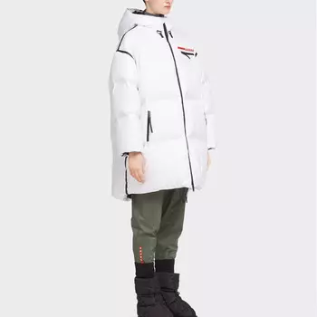 Пуховик женский белый Prada