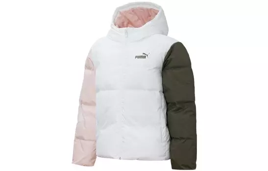 Пуховик женский белый Puma