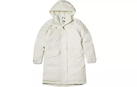 Пуховик женский белый The North Face
