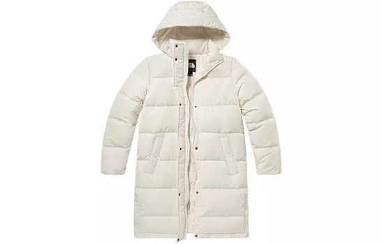 Пуховик женский белый The North Face