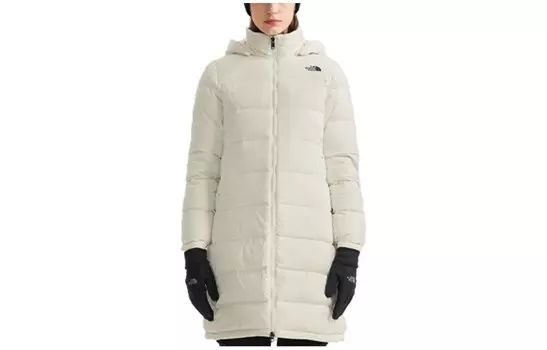 Пуховик женский белый The North Face