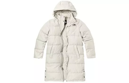 Пуховик женский белый The North Face