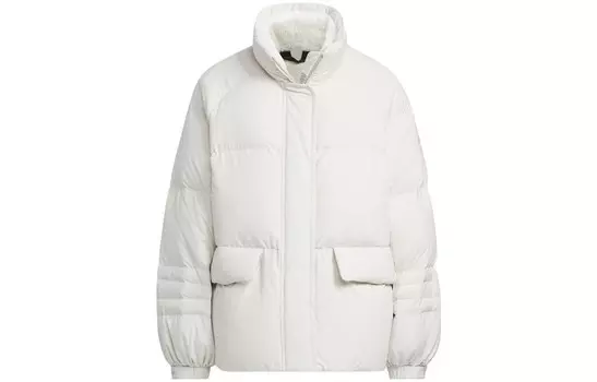 Пуховик женский бежевый Adidas