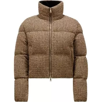 Пуховик женский бежевый и черный Moncler