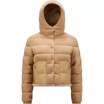 Пуховик женский бежевый Moncler