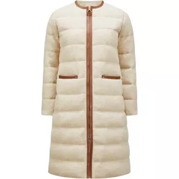 Пуховик женский бежевый Moncler