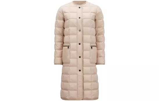 Пуховик женский бежевый Moncler
