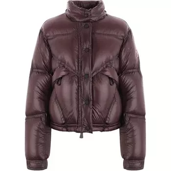 Пуховик женский бордовый Moncler