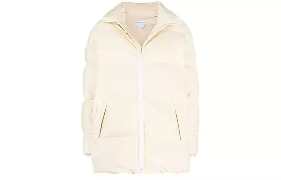 Пуховик женский Bottega Veneta, желтый