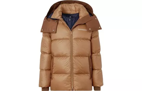 Пуховик женский Burberry, коричневый
