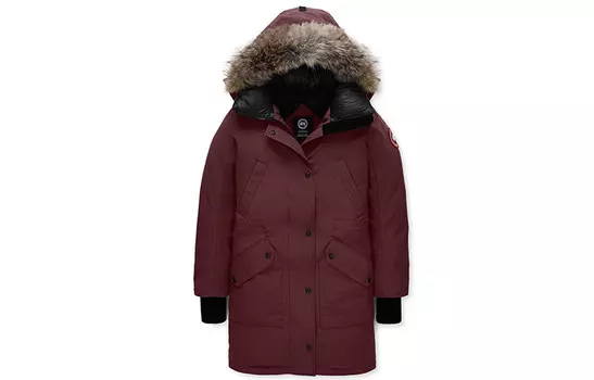 Пуховик женский Canada Goose, красный