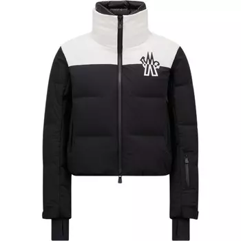 Пуховик женский черно-белый Moncler