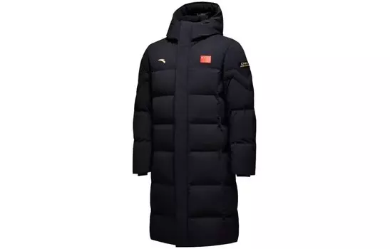 Пуховик женский черный Anta, черный